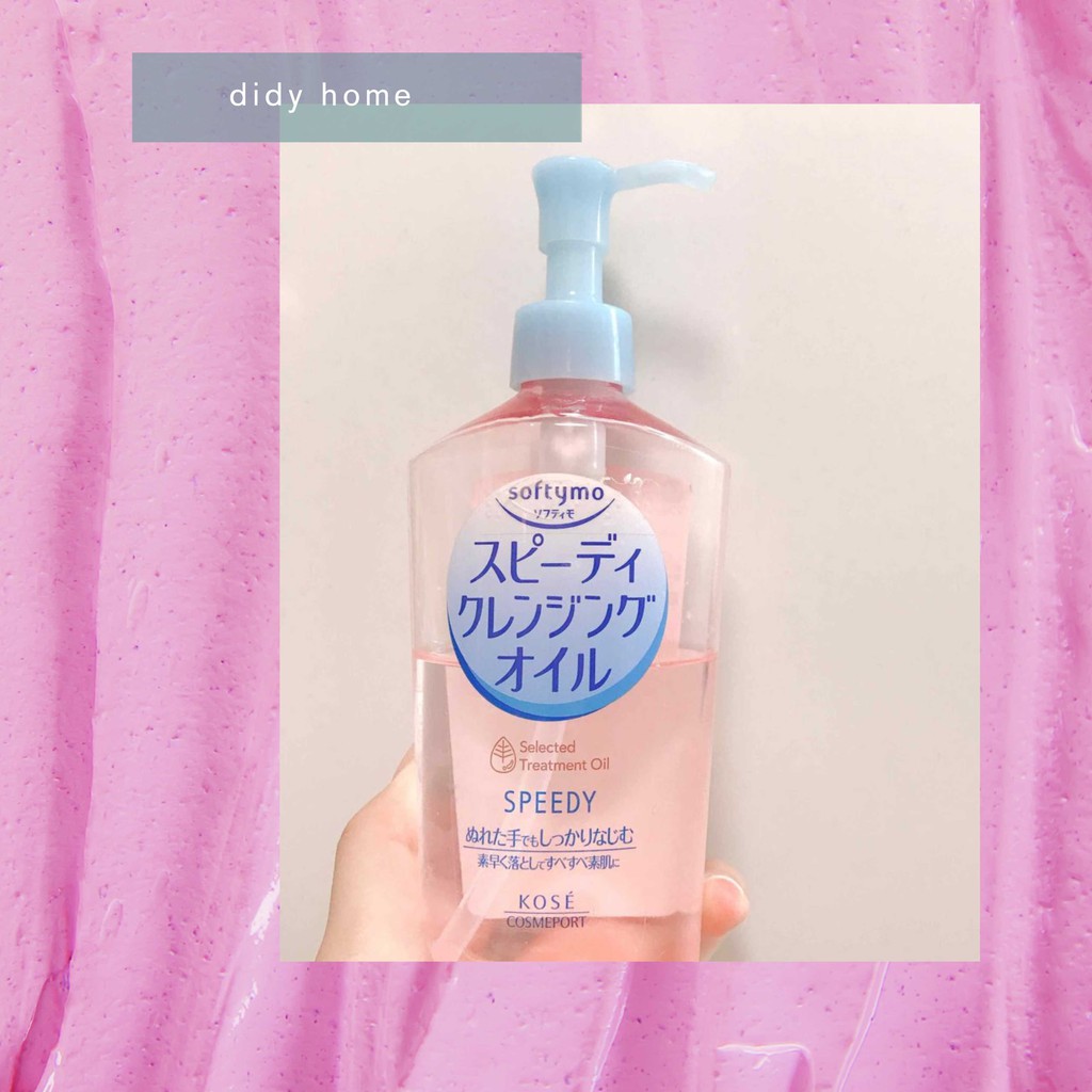 Dầu tẩy trang làm sạch nhanh Softymo Speedy Cleansing Oil 230ml