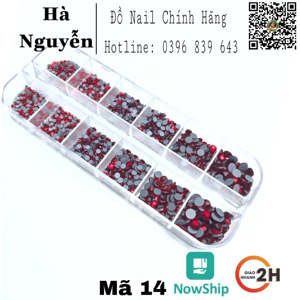 [ BAO SÁNG - BAO BỀN ] ĐÁ CHÂN LƯỚI KHAY 1440 VIÊN, SÁNG ĐẸP, KHÔNG BONG CHÂN MIX SIZE - ĐÁ GẮN MÓNG - TRANG TRÍ MÓNG