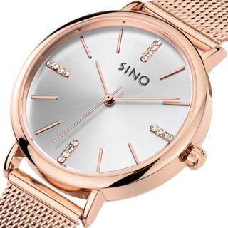 ĐỒNG HỒ SINO DÂY LỤA-2 MÀU SANG TRỌNG