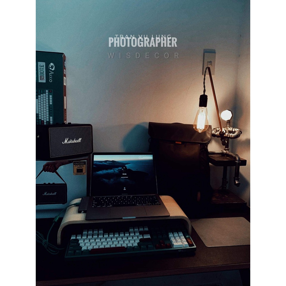 Đèn Decor - Đèn Ống Nước Trang Trí Bóng Sợi Đốt Edison - The Fishing Man