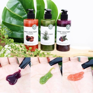 Sửa rửa mặt rau củ sủi bọt Vegitoks thanh lọc da