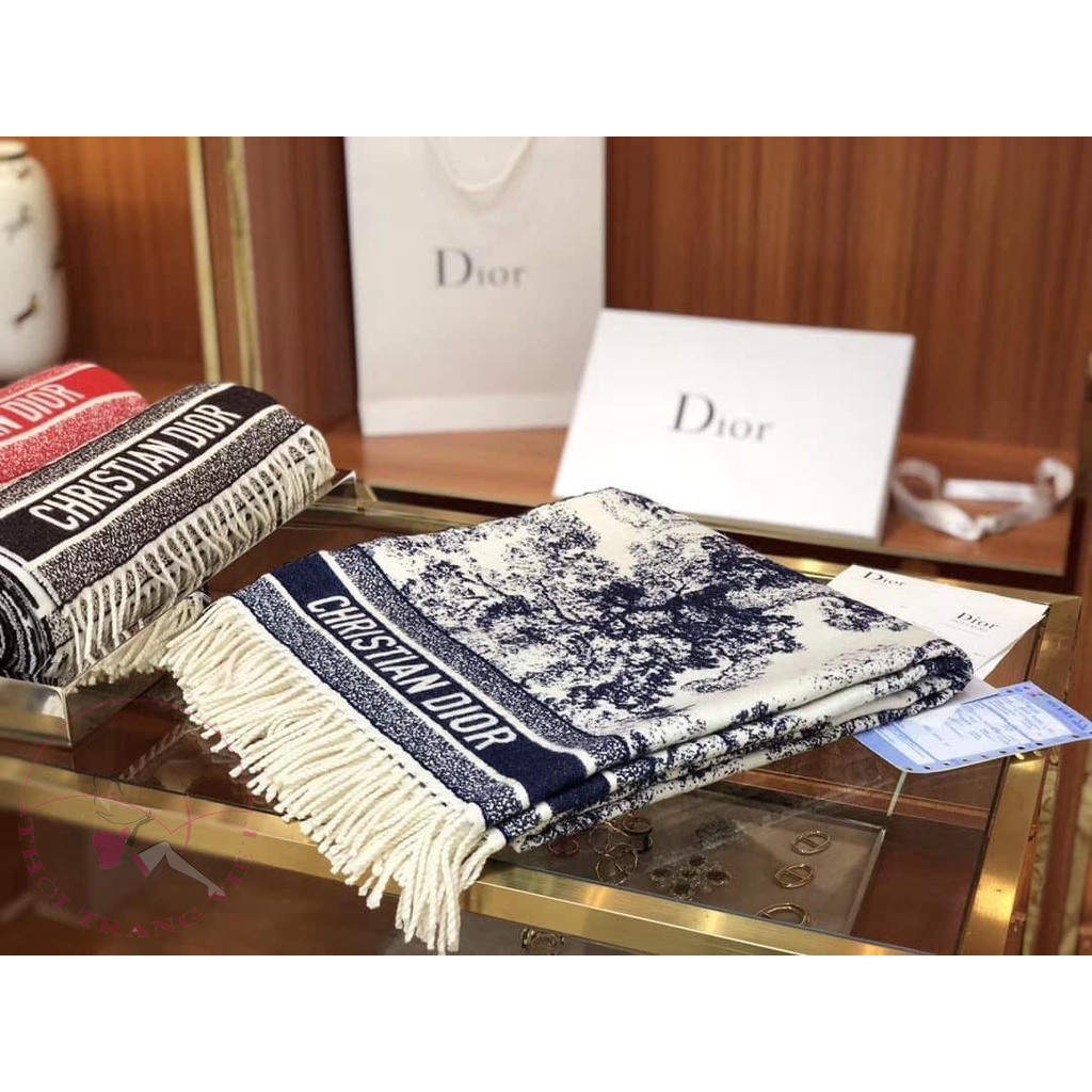 Khăn choàng Dạ Lông Cừu Hiệu Dior cao cấp