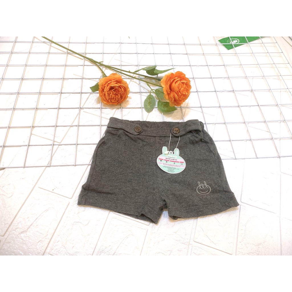 Quần cộc Little Love chất cotton mềm mát, có chun điều chỉnh cho bé trai bé gái từ 6tháng đến 4 tuổi