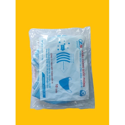 Khẩu trang Y Tế lớp 4 lớp diệt khuẩn - Bộ Quốc Phòng z76, kháng khuẩn, giọt bắn chống covid 19