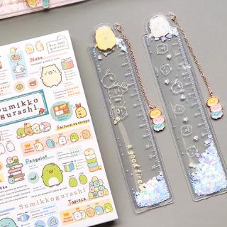 ⭐Móc Khóa Hình Động Vật Dễ Thương⭐Thước Đánh Dấu Trang Sách Hình Sumikkogurashi 15cm Kiểu Hoạt Hình Nhật Bản Đáng Yêu