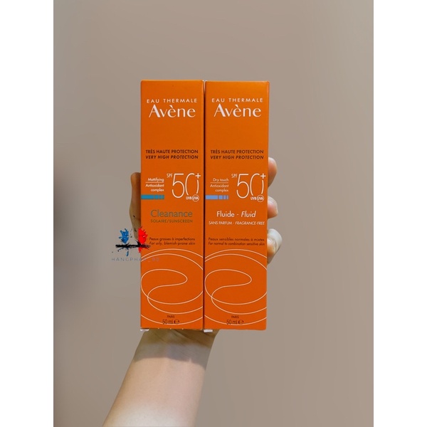 Kem chống nắng Avene SPF 50+ mẫu mới