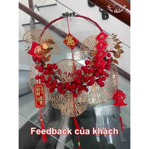 (Cỡ to 35-40cm) Set nguyên vật liệu DIY tự trang trí nhà cửa, trang trí Tết handmade