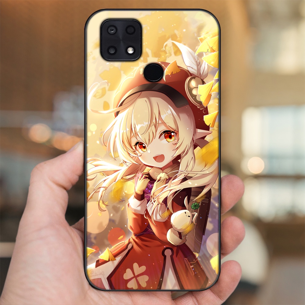 Ốp lưng Xiaomi Poco C40 viền đen in hình Klee Genshin Impact