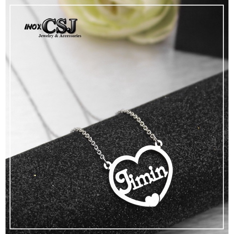 Dây chuyền inox idol BTS,EXO không đen không gỉ