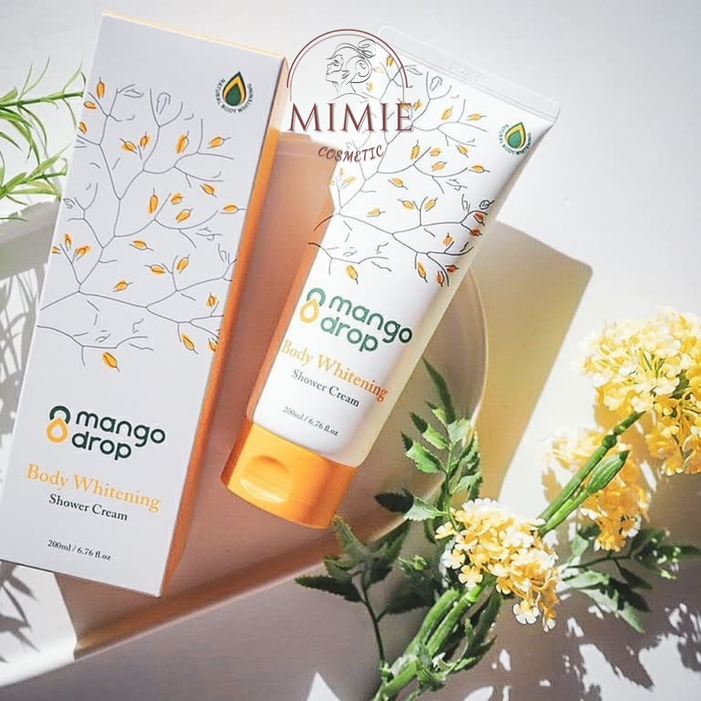 [CHÍNH HÃNG] Mango Drop - Sữa Tắm Trắng Nâng Tông Da Mango Drop Body Whitening Shower Cream 200ml