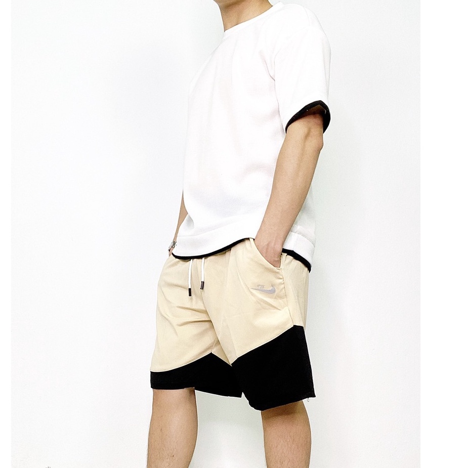 Quần đùi nam thể thao, quần short nam cao cấp chất vải cá sấu co dãn 4 chiều