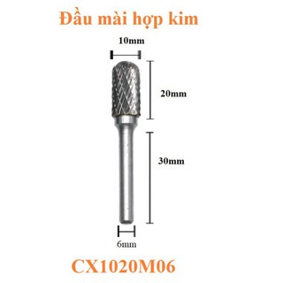 Đầu mài, mũi mài khắc hợp kim VonFram CX1020M06