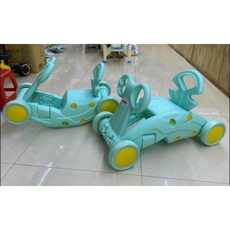 Bập bênh đa năng kiêm xe chòi chân và xe đẩy cho bé Moony