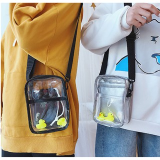 (Ảnh thật, Tặng kèm túi rút, 2 vịt) Túi đeo chéo trong ulzzang