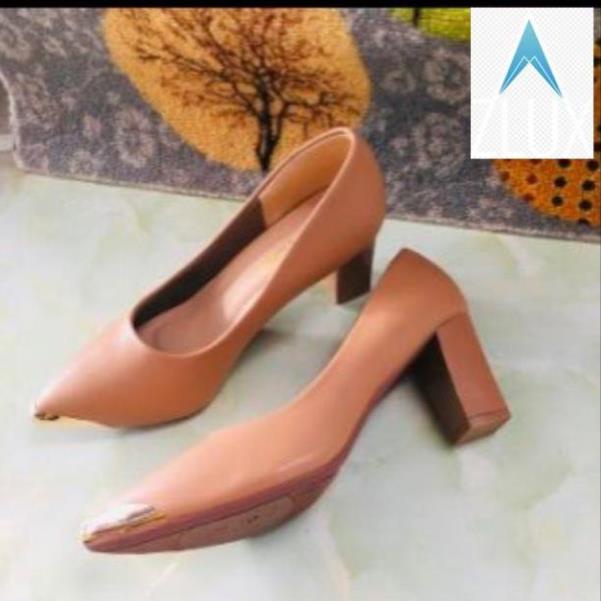 💇 < SALE MẠNH > JUNO Giày Chính Hãng - Giày Cao gót Mũi Nhọn Đế Vuông - Đế Nhọn 💇