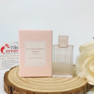 [Cực Sang][Tặng Kèm Quà]Nước Hoa Mini Nữ Chính Hãng Burberry Brit Sheer 4.5ml
