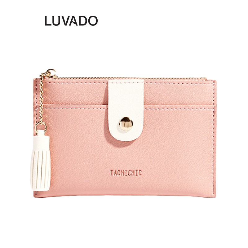 [Mã WABRWB24 giảm 30K đơn 99K] Ví nữ gấp 3 mini TAOMICMIC dễ thương LUVADO VD388