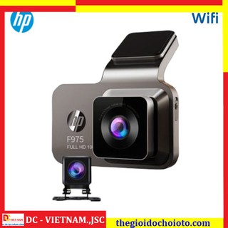 Camera hành trình ô tô thương hiệu cao cấp HP f975x tích hợp camera lùi Wifi GPS - Hàng Cao Cấp