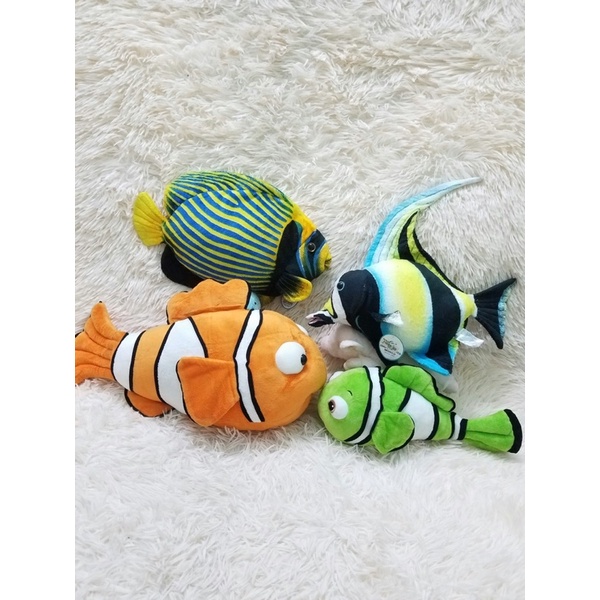 Gấu bông con cá voi cá heo cá mập