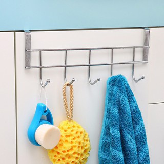 Giá Treo Đồ Móc Inox 304, Kệ Treo Quần Áo Gắn Sau Tủ Cánh Cửa Nhà Tắm Phòng Bếp Thông Minh