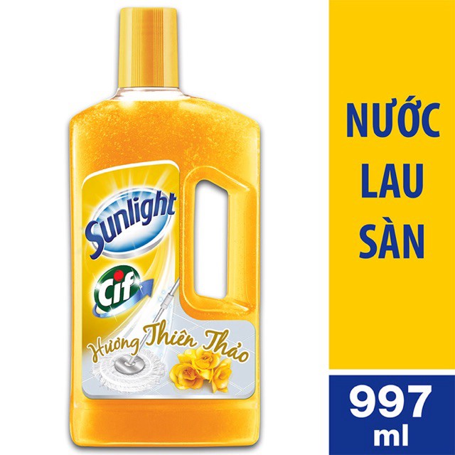 Nước lau sàn Sunlight 1kg hương thiên thảo (997ml) nk032