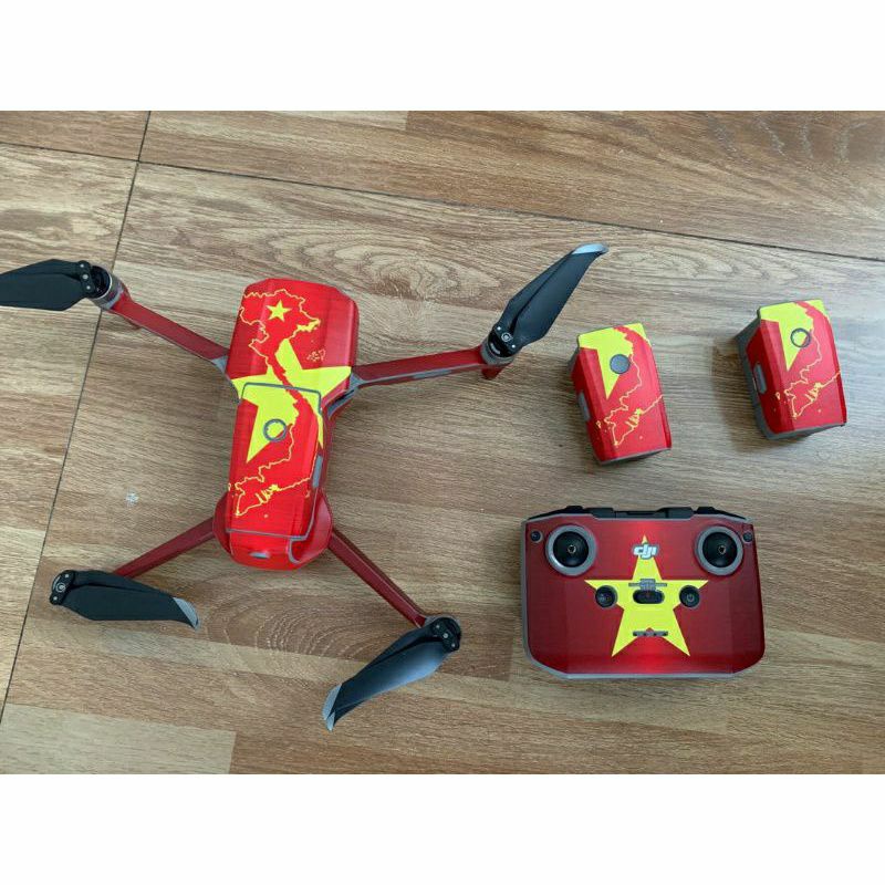 Skin Flycam Mavic Air 2 - Air 2S - Phiên Bảng Cờ Đỏ Sao Vàng