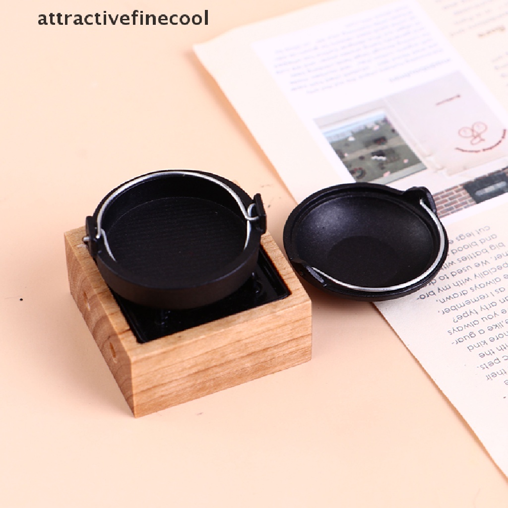 Set 3 Mô Hình Bếp Nấu Ăn Mini Tỉ Lệ 1: 12 Xinh Xắn Dùng Để Trang Trí Nhà Búp Bê