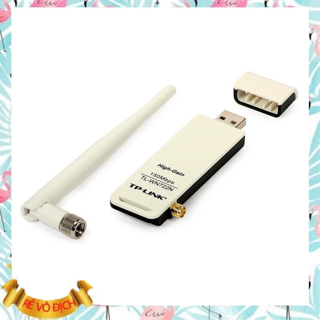 (Giá sỉ)  Usb Wireless Tplink WN 722N - Chuẩn N, 1 Anten (Hàng Chính Hãng), Thu Wifi Cực Mạnh  - M103 | BigBuy360 - bigbuy360.vn
