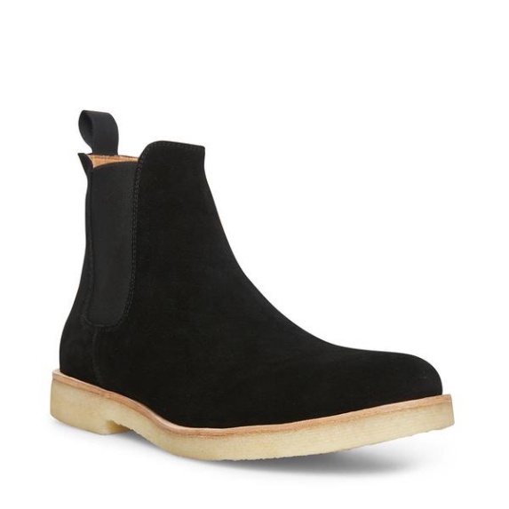 Giày thời trang nam phong cách Chelsea Boots màu đen chất liệu da lộn | BigBuy360 - bigbuy360.vn