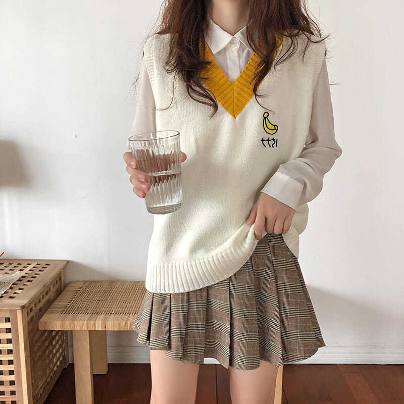 Áo len ghi lê dáng rộng thời trang Hàn Quốc cho học sinh | BigBuy360 - bigbuy360.vn