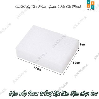 [Handmade - Len chọc] Đệm chọc len bằng mút xốp Foam