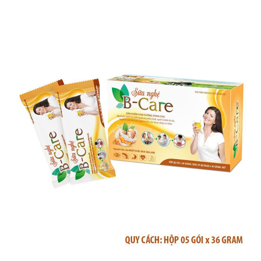 Sữa nghệ B - Care hộp giấy 5 gói x 36gr