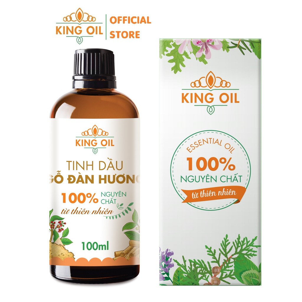 Tinh dầu gỗ Đàn Hương nguyên chất Organic từ thiên nhiên - KingOil