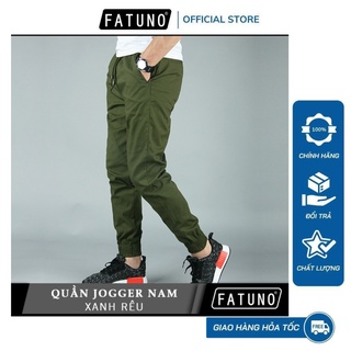 [LOẠI ĐẸP - DÀY DẶN] Quần Jogger kaki nam nữ thời trang màu xanh rêu