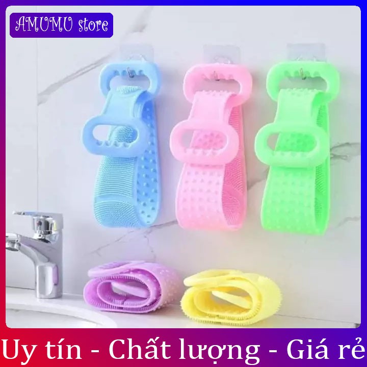 Dây Chà Lưng 2 mặt Bằng Silicone