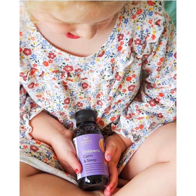 Siro ngủ ngon Harker tím Herbals Children's Calm & Sleep cho bé