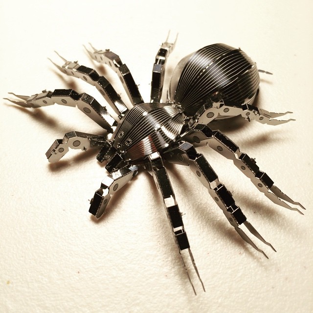 Mô Hình Lắp Ghép 3D Kim Loại Tự Ráp Nhện Tarantula - Chưa Lắp