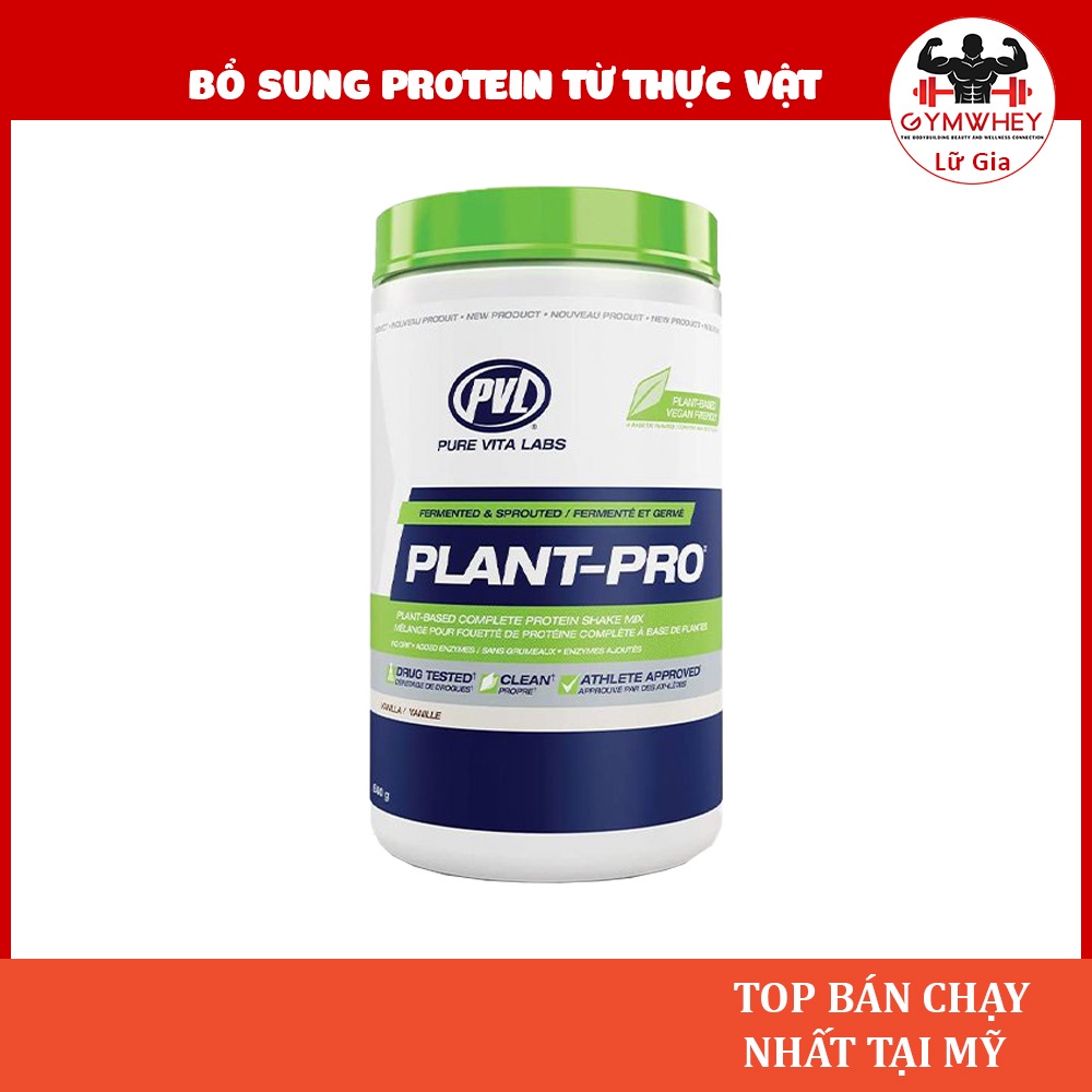 Protein Thực vật Whey Plan Pro Sữa Dinh Dưỡng Bổ Sung Protein Và Lợi Khuẩn Từ Thực Vật PVL WHEY PLANT PRO 840 GRAM