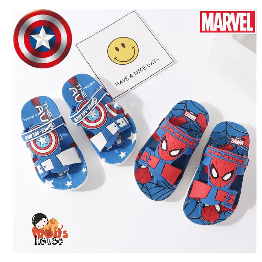 Dép cho bé trai DISNEY MARVEL siêu nhân người nhện bền bỉ, chống trơn trượt