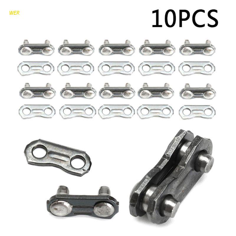 Set 10 Khớp Nối Xích Bằng Thép Không Gỉ Cho Cưa Máy 325 058