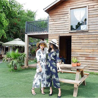 🌿🌿🌿 Jumpsuit lá cọ 🌿🌿🌿