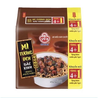 Lốc 4 gói mì tương đen ottogi 135g/gói