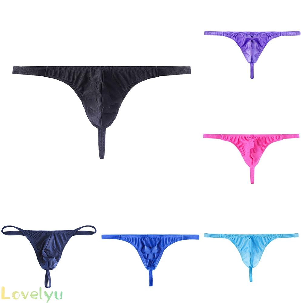 &lt;READY STOCK&gt;Sexy Men G-string Thong Underwear Briefs T-back Micro Erotic Lingerie Underwear high quality100% brand new！