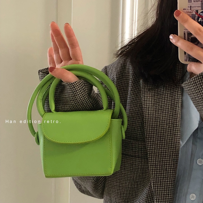 Túi đeo chéo mini dáng vuông thời trang mùa hè Hàn Quốc cho nữ