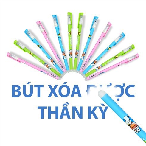 [Sunkidshop] 12 cây nút viết và xóa được doremon cho bé