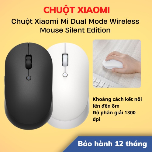 [Hỏa Tốc - HCM] Chuột Xiaomi Mi Dual Mode Wireless Mouse Silent Edition | Hàng Chính Hãng | Bảo Hành 12T | LSB Store