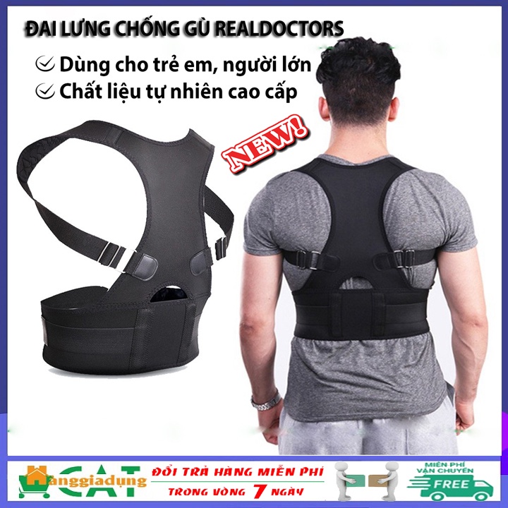 [Xả hàng] Đai chống gù, đai lưng chống gù nam nữ dùng cho người lớn, trẻ em