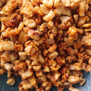 tóp mỡ rim nước mắm không da