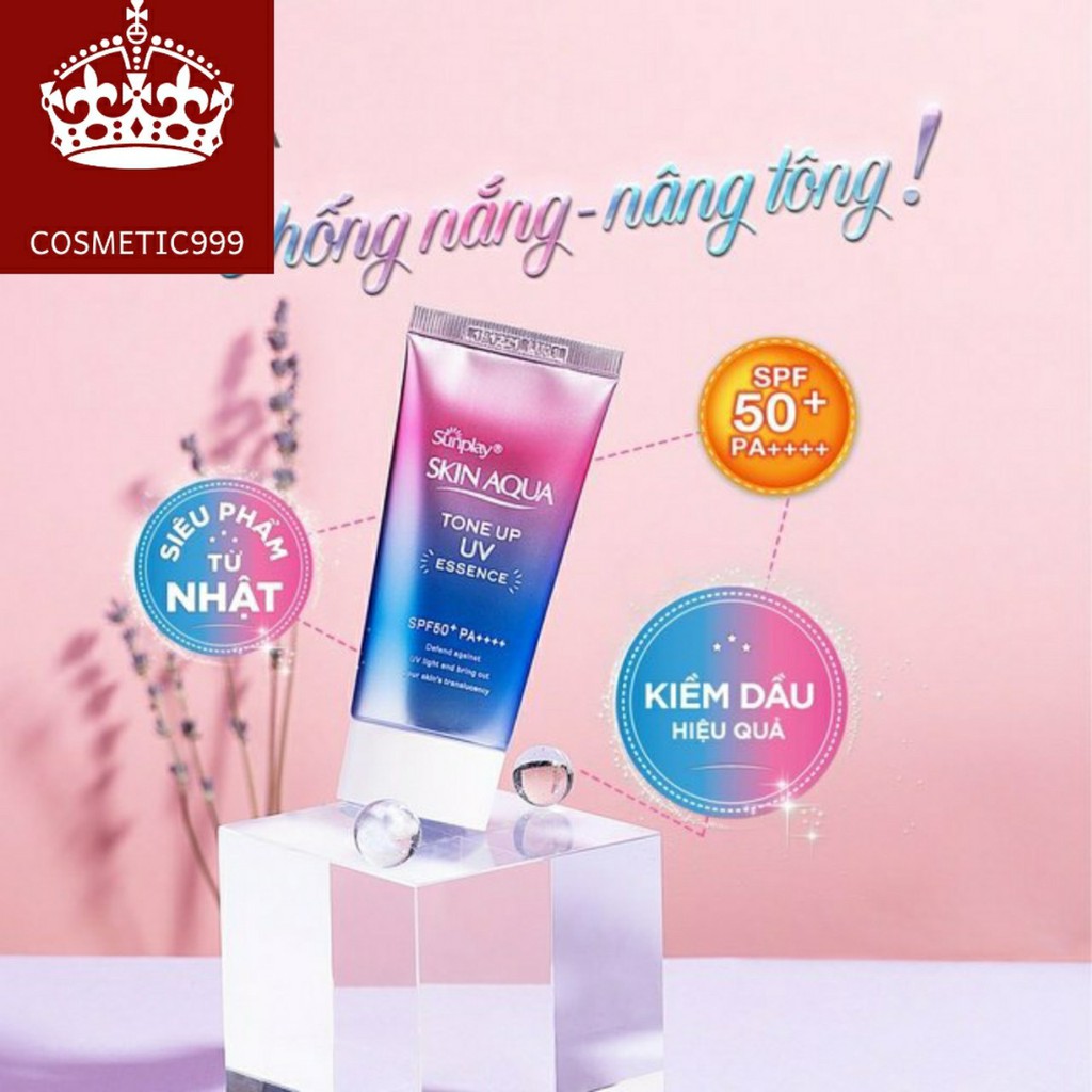 Kem chống nắng Skin Aqua tone up Nhật bản chính hãng, kem chống nắng dành cho da dầu -cosmetic999
