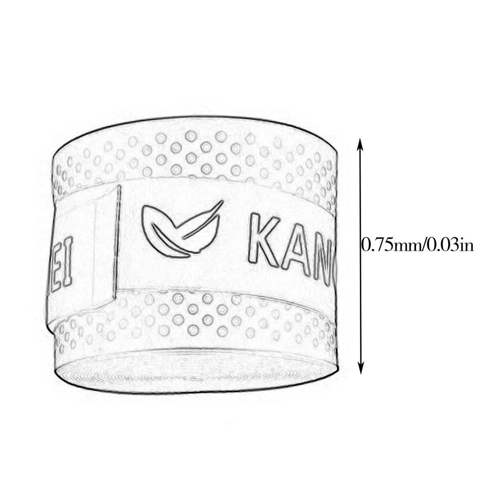 Băng Quấn Cán Vợt Tennis Bằng Da Pu Co Giãn Chống Trượt Thấm Hút Mồ Hôi